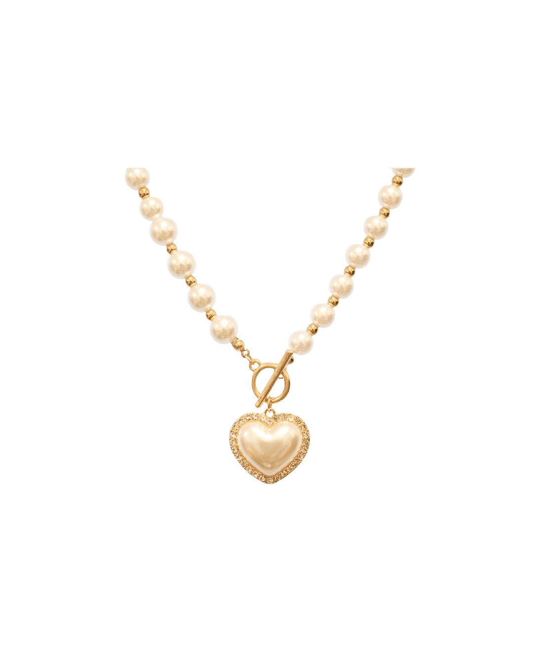 Pearl Heart Necklace