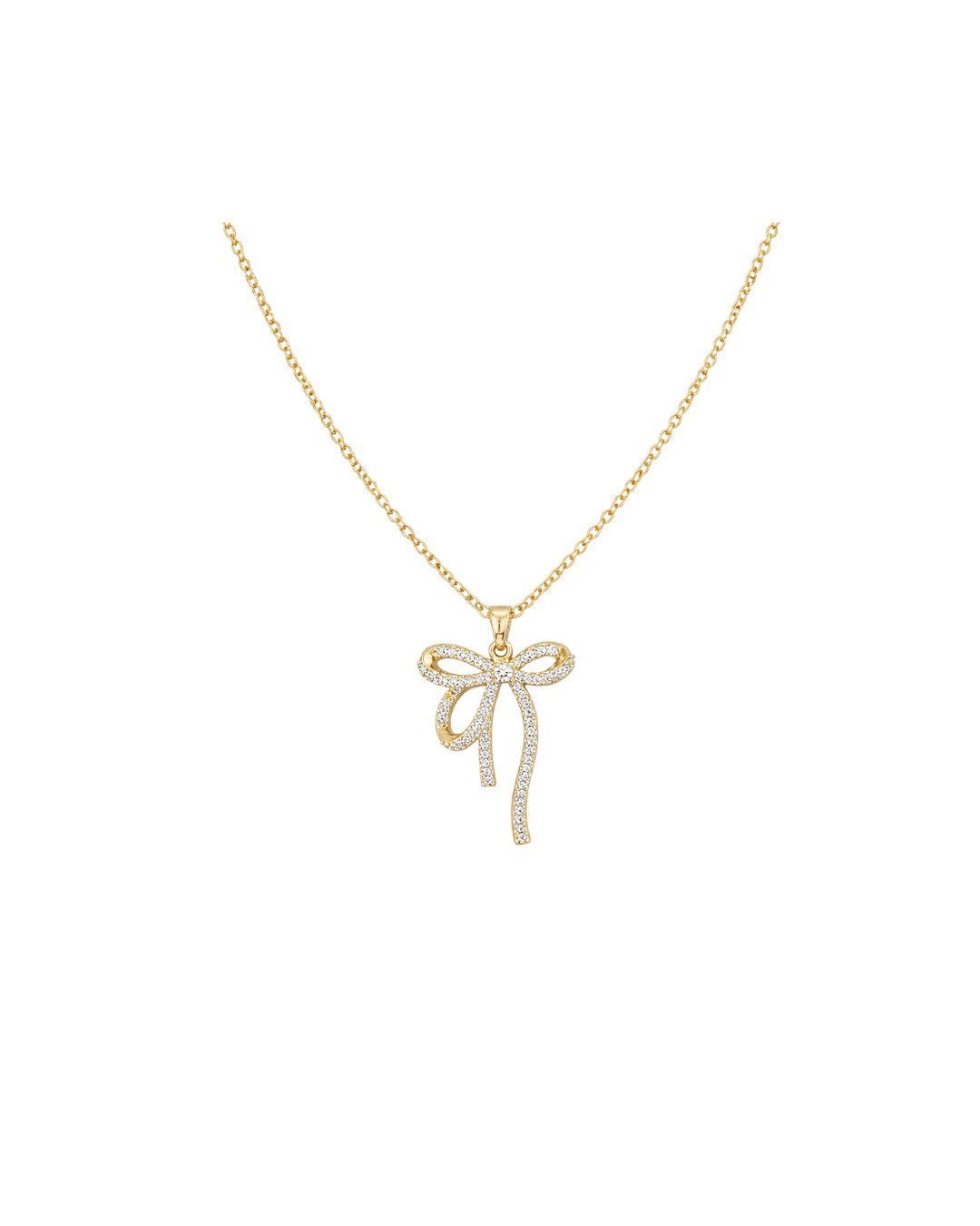 Dainty Bow Necklace
