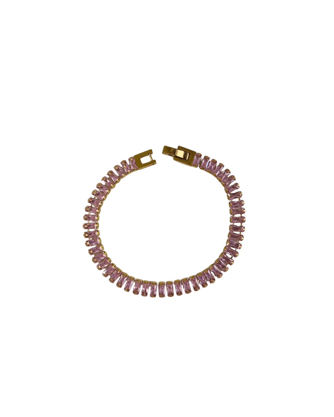 Pink Tennis Bracelet